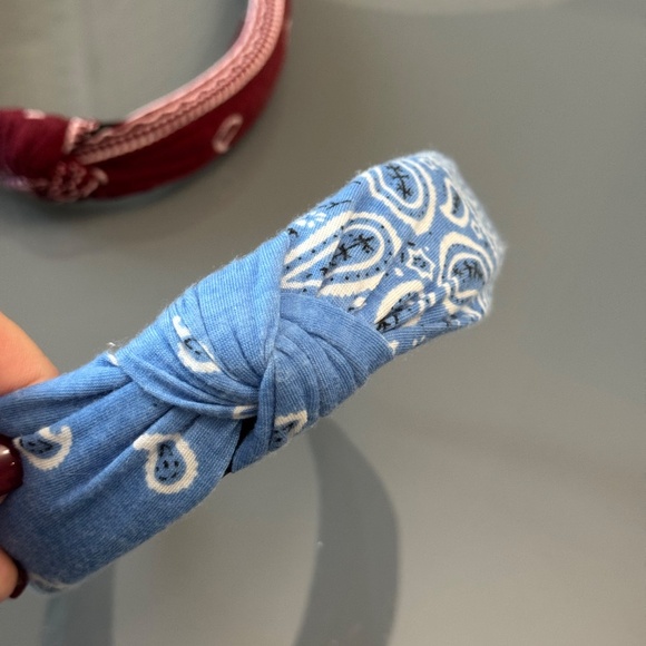 Lot of 2, custom, handmade, handkerchief, headbands (purchased from Etsy) - Picture 5 of 9